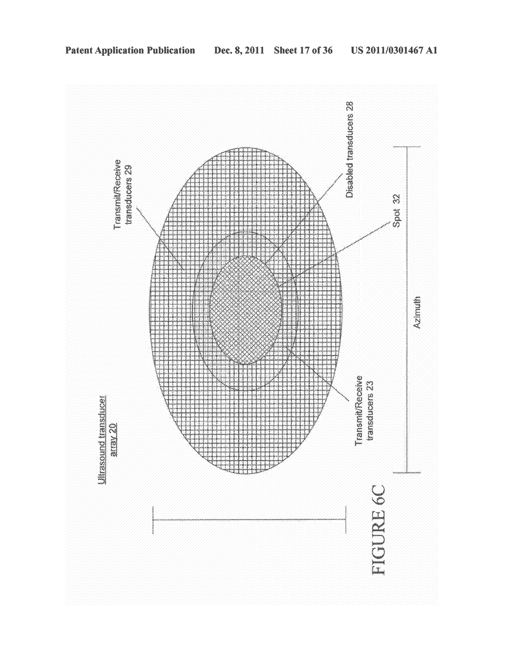 MEDICAL ULTRASOUND 2-D TRANSDUCER ARRAY ARCHITECTURE: SPOT OF ARAGO - diagram, schematic, and image 18