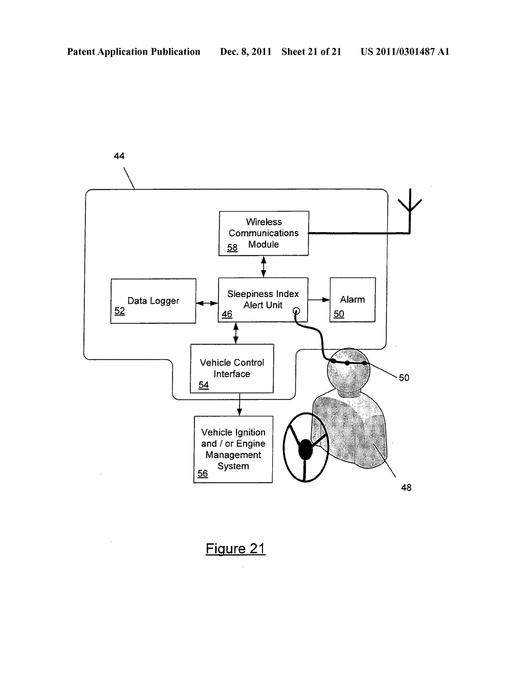 METHOD AND APPARATUS FOR DETERMINING SLEEP STATES - diagram, schematic, and image 22