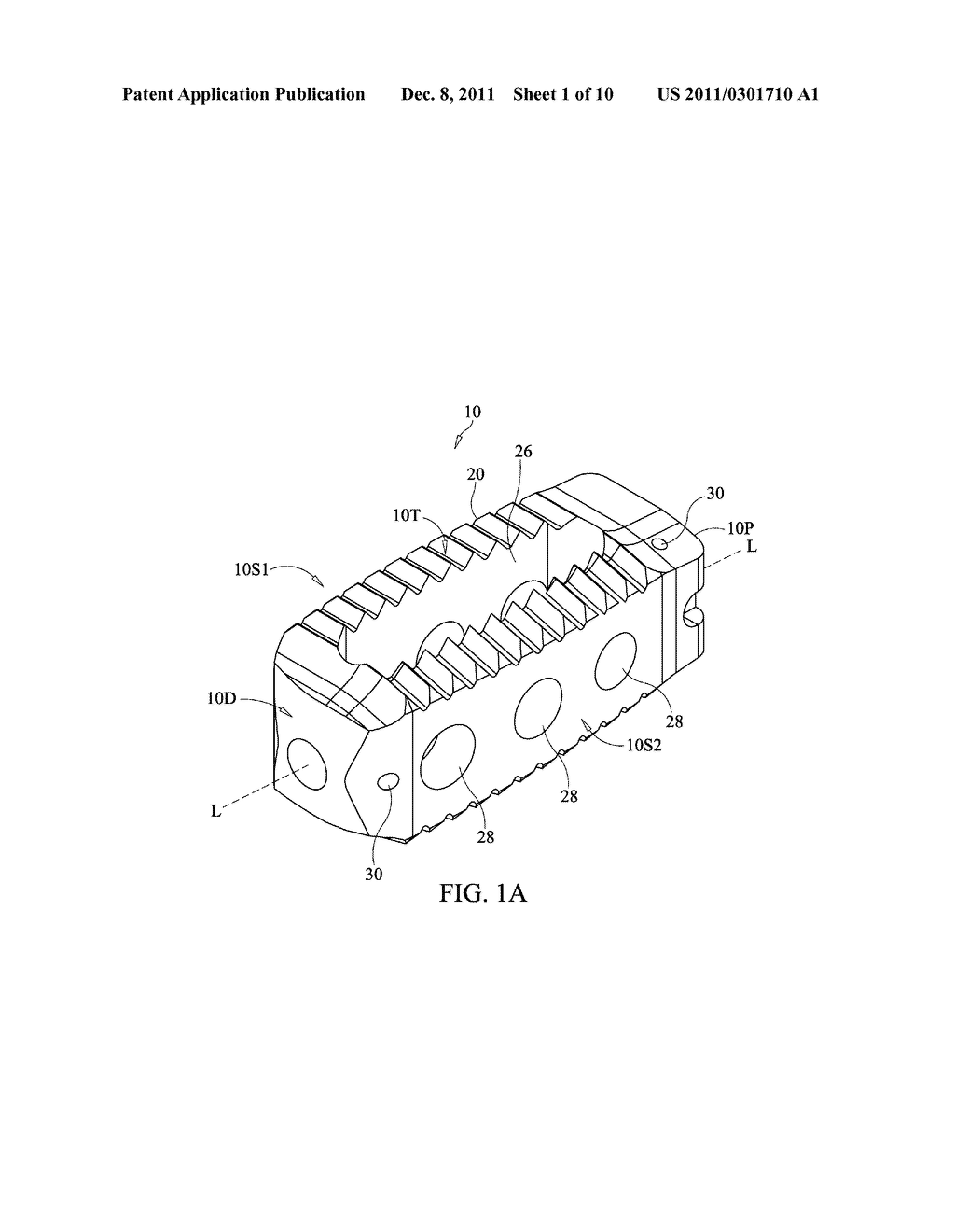 INTERVERTEBRAL IMPLANT FACILITATING UNILATERAL PLACEMENT, INSTRUMENTS AND     METHODS - diagram, schematic, and image 02