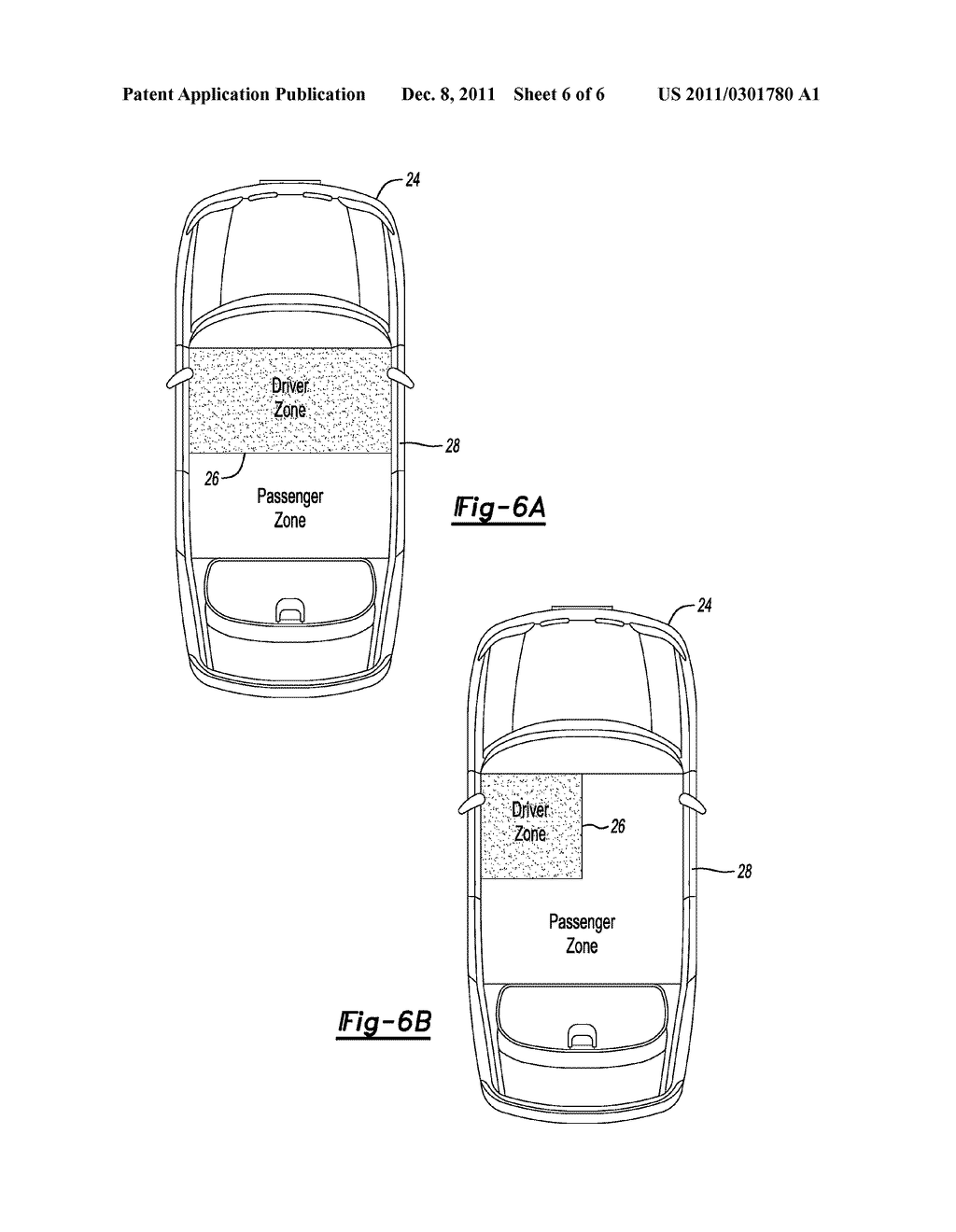 SYSTEM AND METHOD FOR MONITORING THE LOCATION OF A COMMUNICATION DEVICE IN     A VEHICLE - diagram, schematic, and image 07