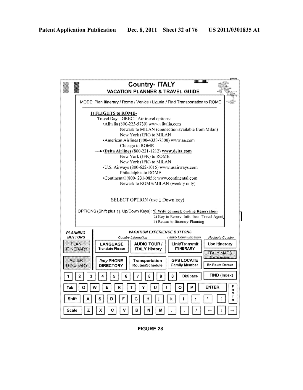 PORTABLE VACATION/TRAVEL PLANNER, AND FAMILY TOUR GUIDE DEVICE - diagram, schematic, and image 33