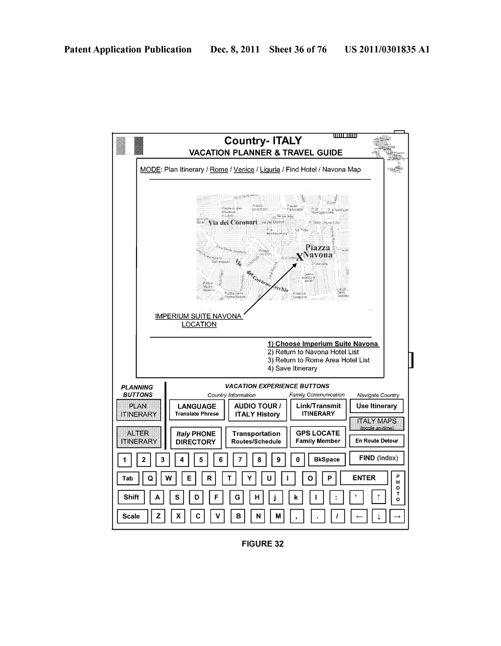 PORTABLE VACATION/TRAVEL PLANNER, AND FAMILY TOUR GUIDE DEVICE - diagram, schematic, and image 37