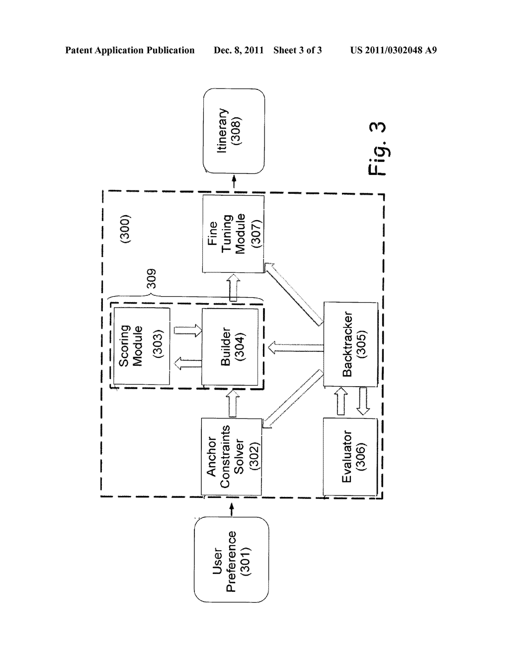 METHOD AND A SYSTEM FOR GENERATING A CUSTOM ITINERARY ACCORDING TO USER     SPECIFICATIONS - diagram, schematic, and image 04