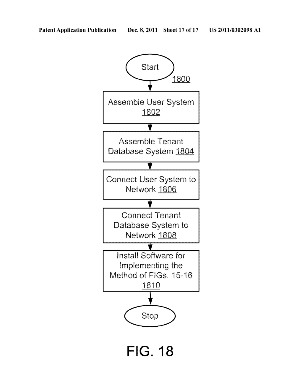 METHOD AND SYSTEM FOR PROVIDING ANSWERS TO USERS OF A MULTI-TENANT     DATABASE SYSTEM - diagram, schematic, and image 18