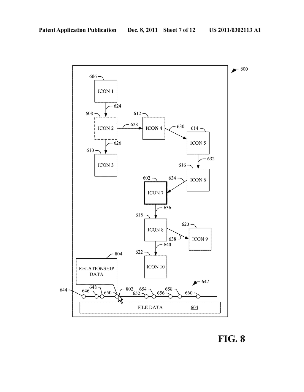 MONITORING RELATIONSHIPS BETWEEN DIGITAL ITEMS ON A COMPUTING APPARATUS - diagram, schematic, and image 08