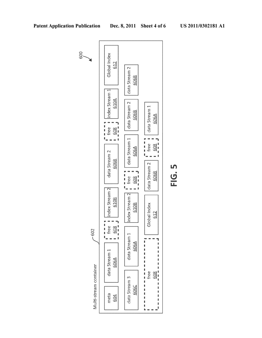 METHOD OF STORING LOGICAL DATA OBJECTS AND SYSTEM THEREOF - diagram, schematic, and image 05