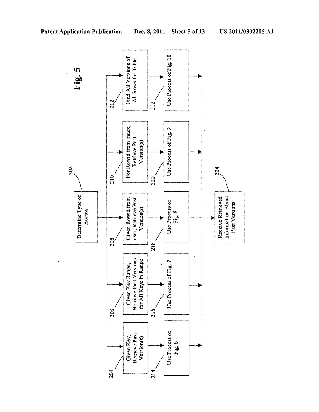 METHOD AND MECHANISM FOR DETERMINING LIFE INTERVALS FOR A KEY IN AN INDEX - diagram, schematic, and image 06