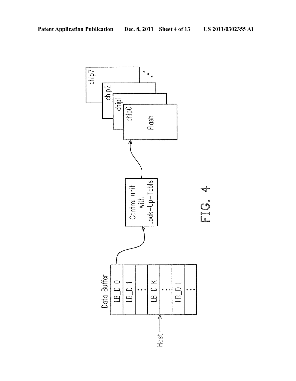 MAPPING AND WRITTING METHOD IN MEMORY DEVICE WITH MULTIPLE MEMORY CHIPS - diagram, schematic, and image 05