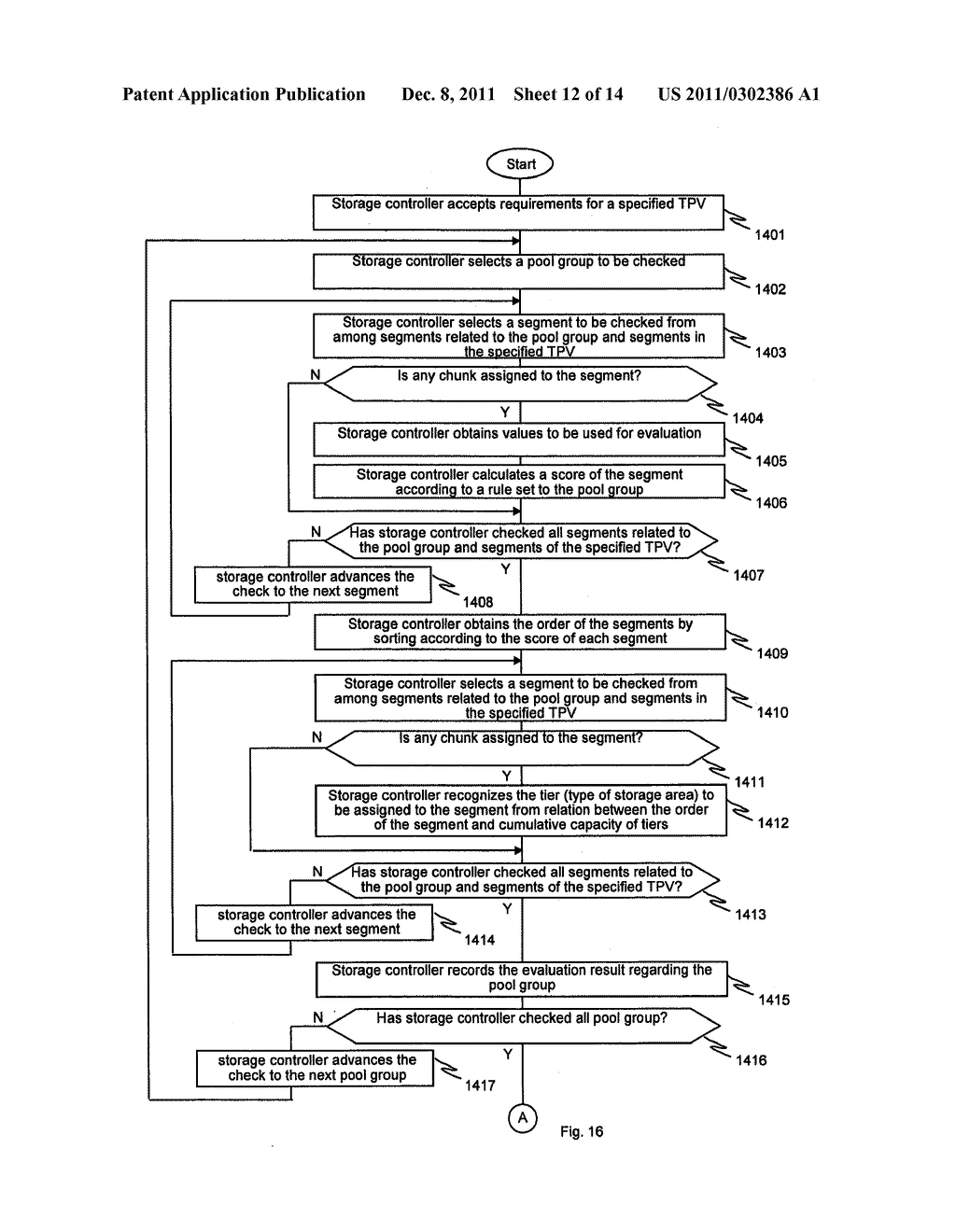 METHOD AND APPARATUS TO MANAGE SPECIAL REARRANGEMENT IN AUTOMATED TIER     MANAGEMENT - diagram, schematic, and image 13