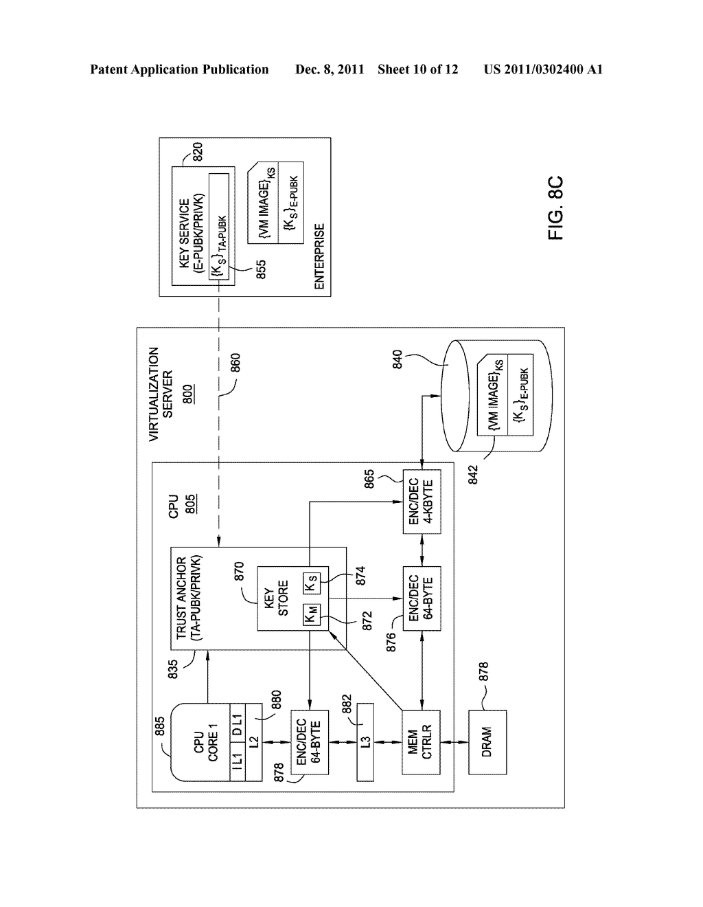 SECURE VIRTUAL MACHINE BOOTSTRAP IN UNTRUSTED CLOUD INFRASTRUCTURES - diagram, schematic, and image 11