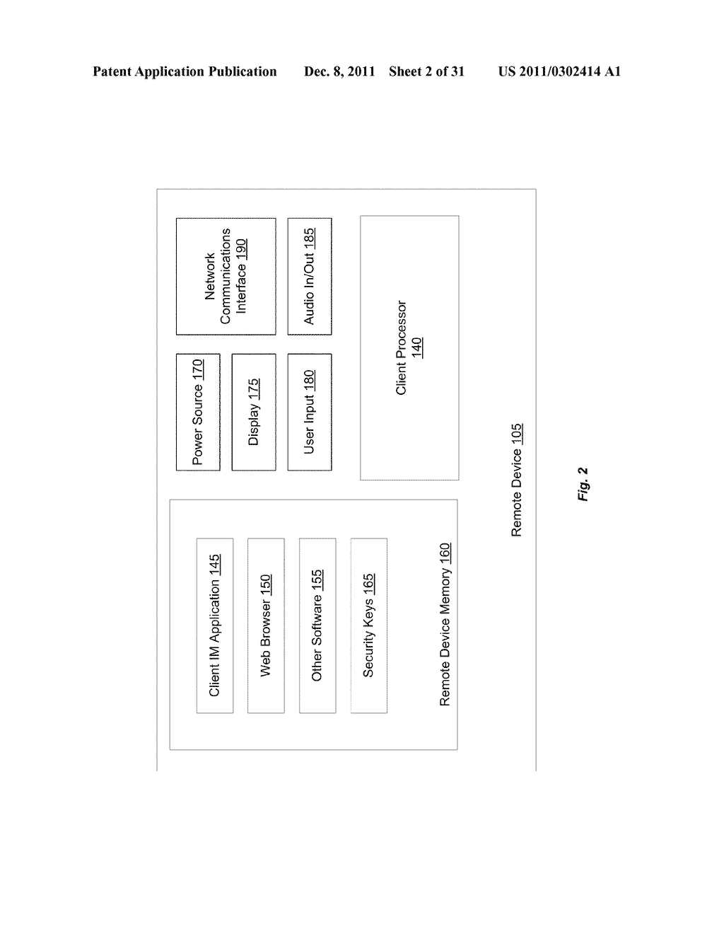 REMOTE CONTROL OF MEDICAL DEVICES USING INSTANT MESSAGING INFRASTRUCTURE - diagram, schematic, and image 03