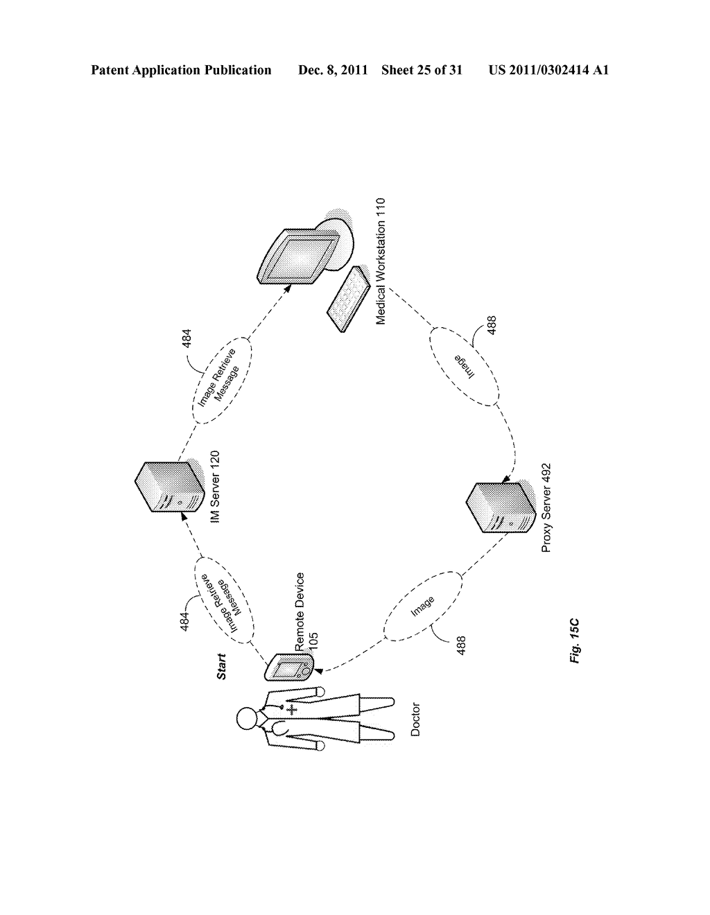 REMOTE CONTROL OF MEDICAL DEVICES USING INSTANT MESSAGING INFRASTRUCTURE - diagram, schematic, and image 26