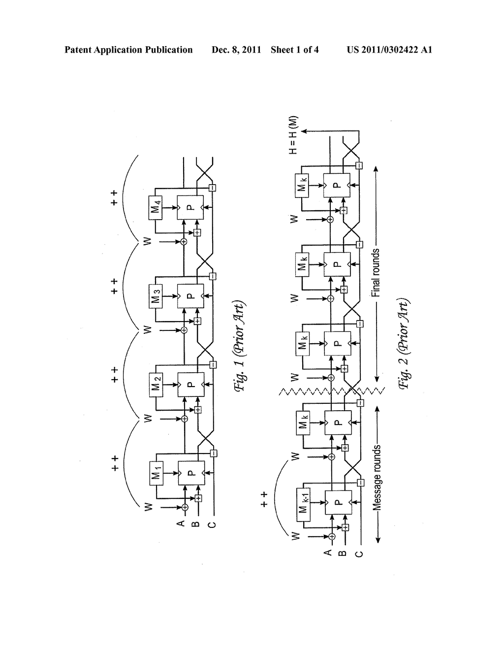 HASH FUNCTION USING A REPEATED FUNCTION WITH SHIFTS - diagram, schematic, and image 02