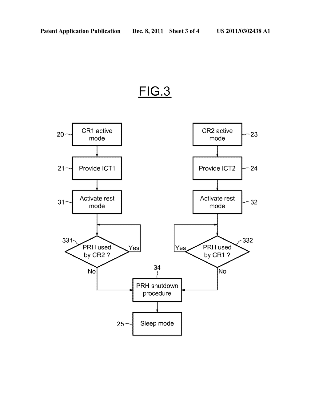 METHOD AND SYSTEM FOR MANAGING THE OPERATION OF A MULTICORE DATA     PROCESSING DEVICE - diagram, schematic, and image 04