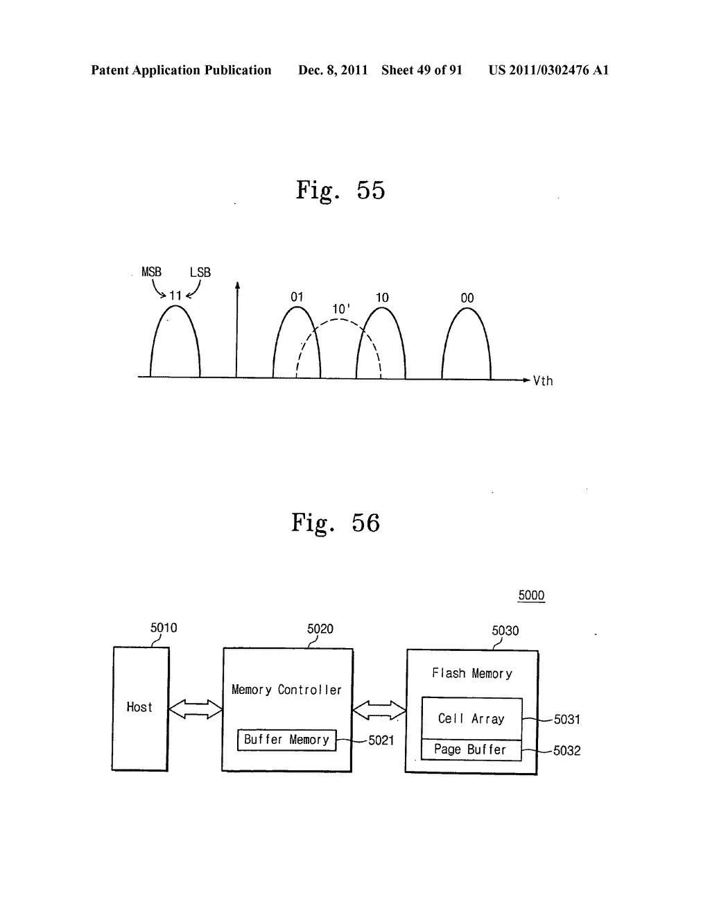 Memory system and method of accessing a semiconductor memory device - diagram, schematic, and image 50