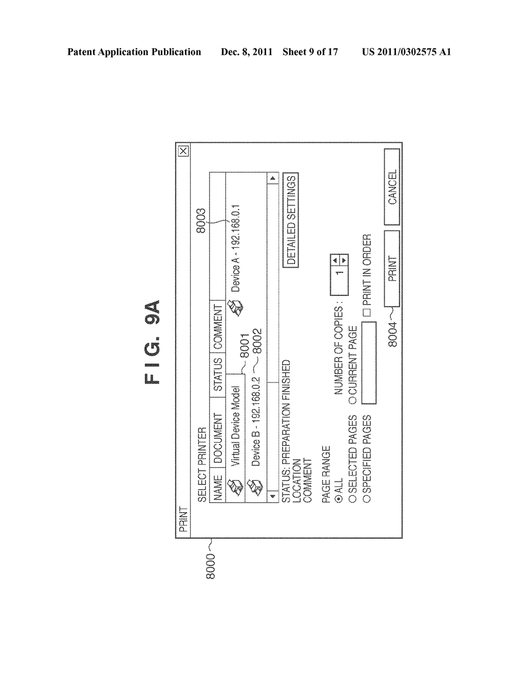 PRINT CONTROL APPARATUS AND DISPLAY METHOD FOR THE SAME - diagram, schematic, and image 10