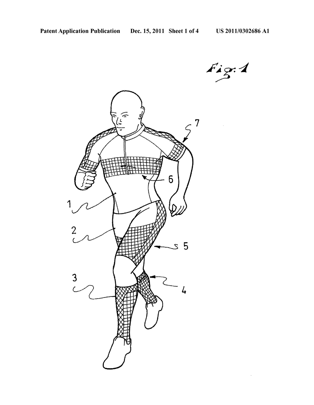 CLOSE-FITTING SPORTS GARMENT - diagram, schematic, and image 02