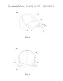 Cap Bill Plate with Multiple Layers and Cap Using the Same diagram and image
