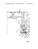 Method for crimping metal terminals onto electric cables, and press for     executing this method diagram and image