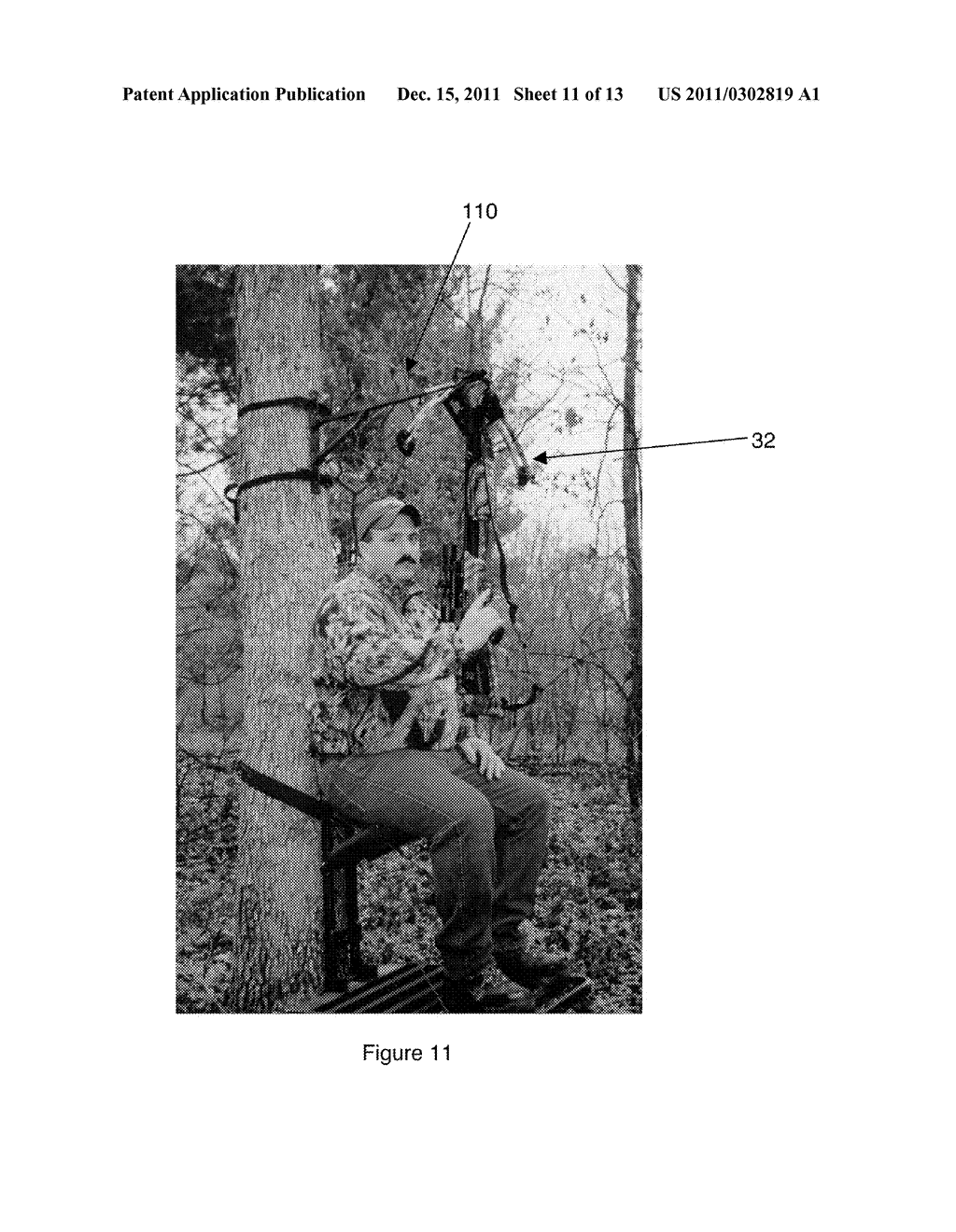 TREE MOUNTED WEAPON-SUPPORTING ASSEMBLY - diagram, schematic, and image 12