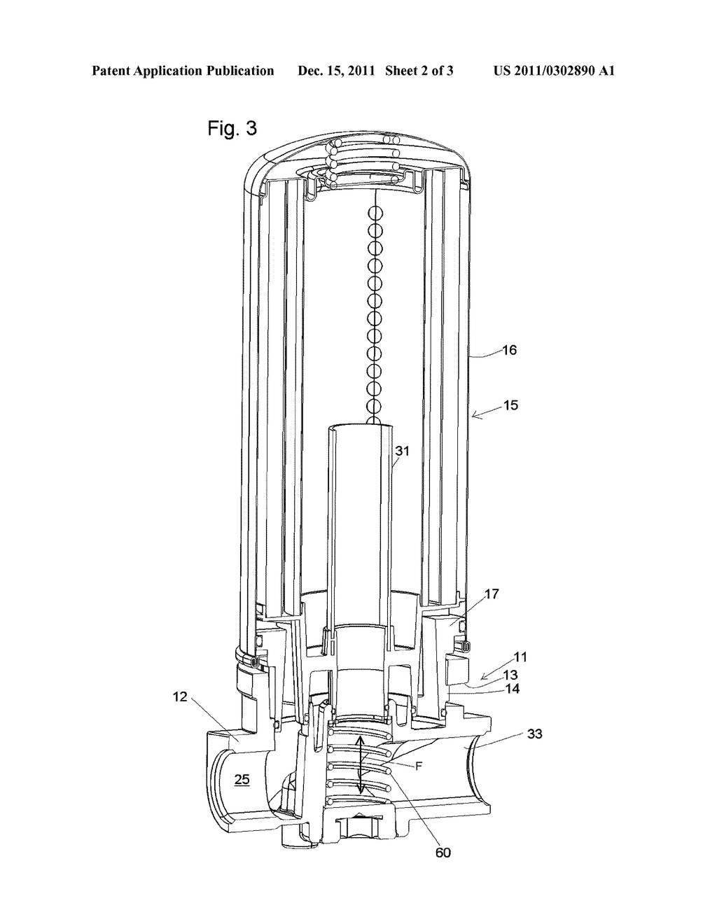 LIQUID SEPARATOR, PARTICULARLY OIL SEPARATOR FOR COMPRESSED AIR SYSTEMS - diagram, schematic, and image 03