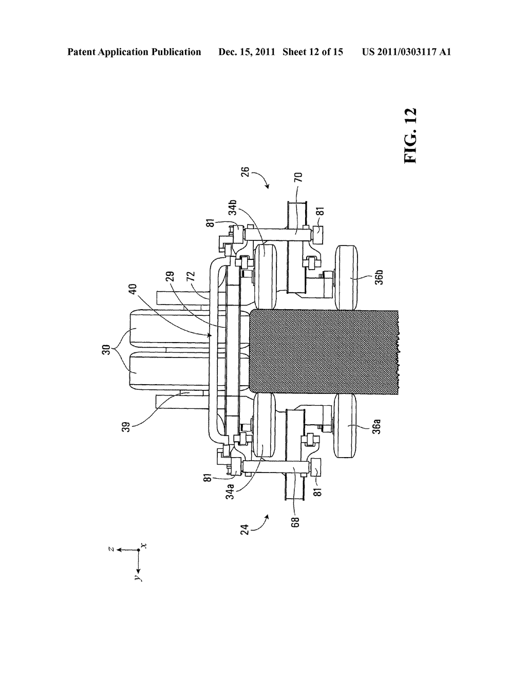 MONORAIL BOGIE HAVING A TRACTION/PITCHING CONTROL ASSEMBLY - diagram, schematic, and image 13