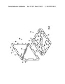 Foldably constructed force-resisting structures having interior support     ribs diagram and image