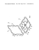 Foldably constructed force-resisting structures having interior support     ribs diagram and image