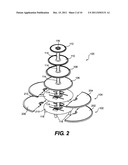 MULTIPLE TIER CENTER SUPPORT CAKE STAND diagram and image