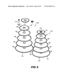 MULTIPLE TIER CENTER SUPPORT CAKE STAND diagram and image