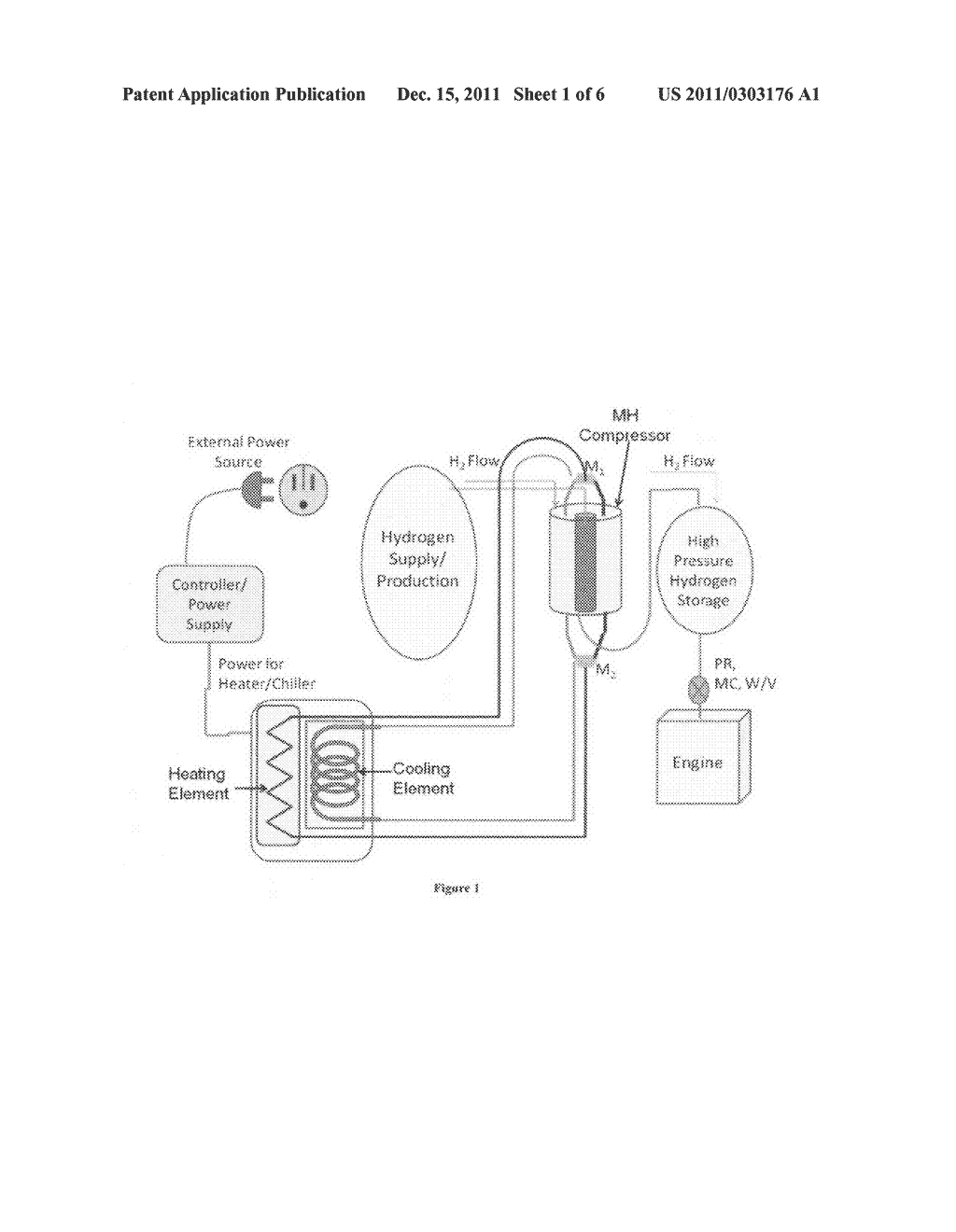 HCDS-ICwf-single Single Stage Hydrogen Compression & Delivery System for     Internal Combustion Engines Utilizing Working Fluid - diagram, schematic, and image 02