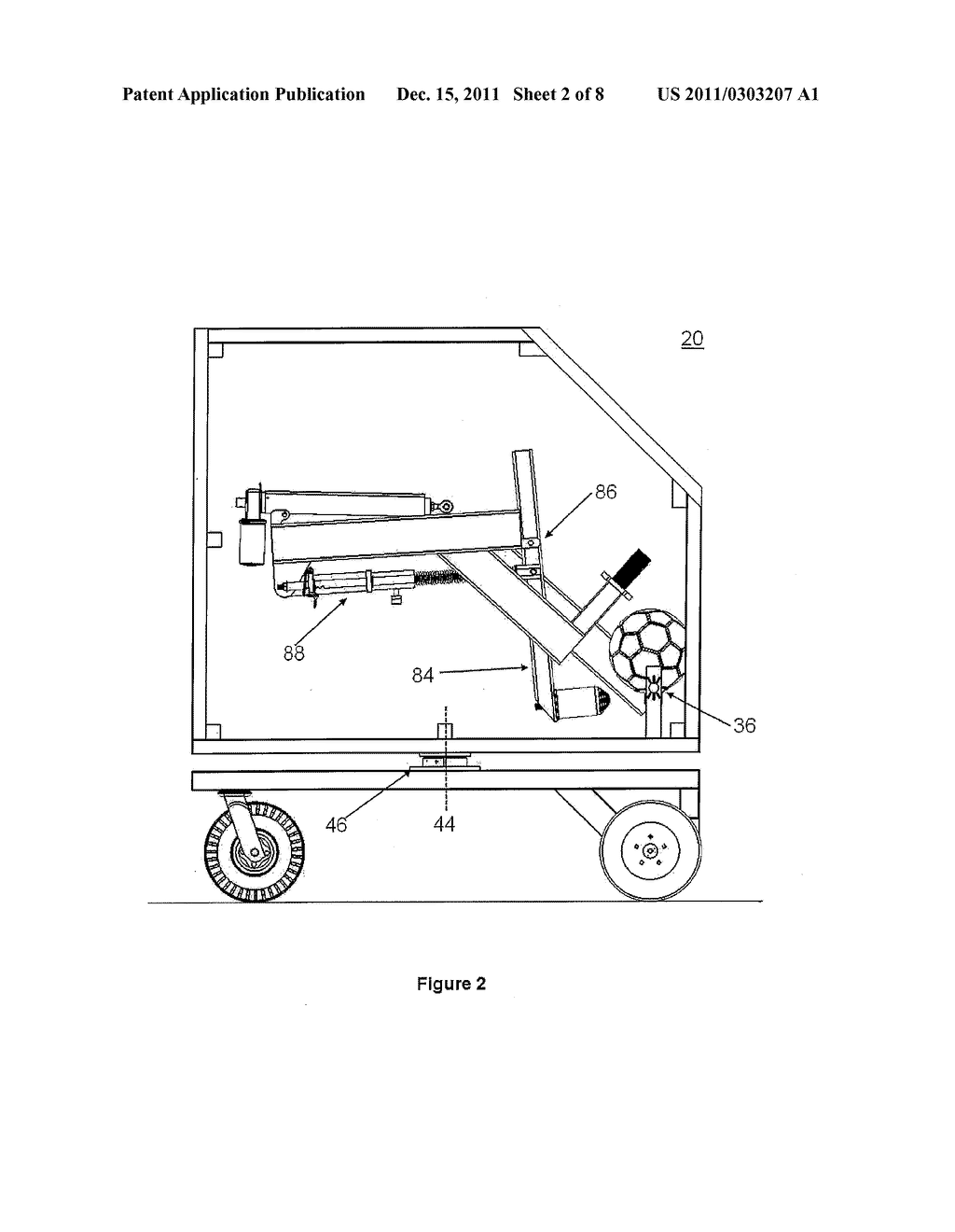 SPORTS TRAINING APPARATUS FOR LAUNCHING SPORTS BALLS - diagram, schematic, and image 03