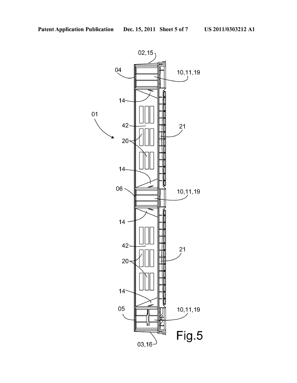 SUPPORTING PLATE FOR MOUNTING SOLAR MODULES ON A FLAT SUBSTRATE AND     SUPPORTING PLATE PANEL - diagram, schematic, and image 06