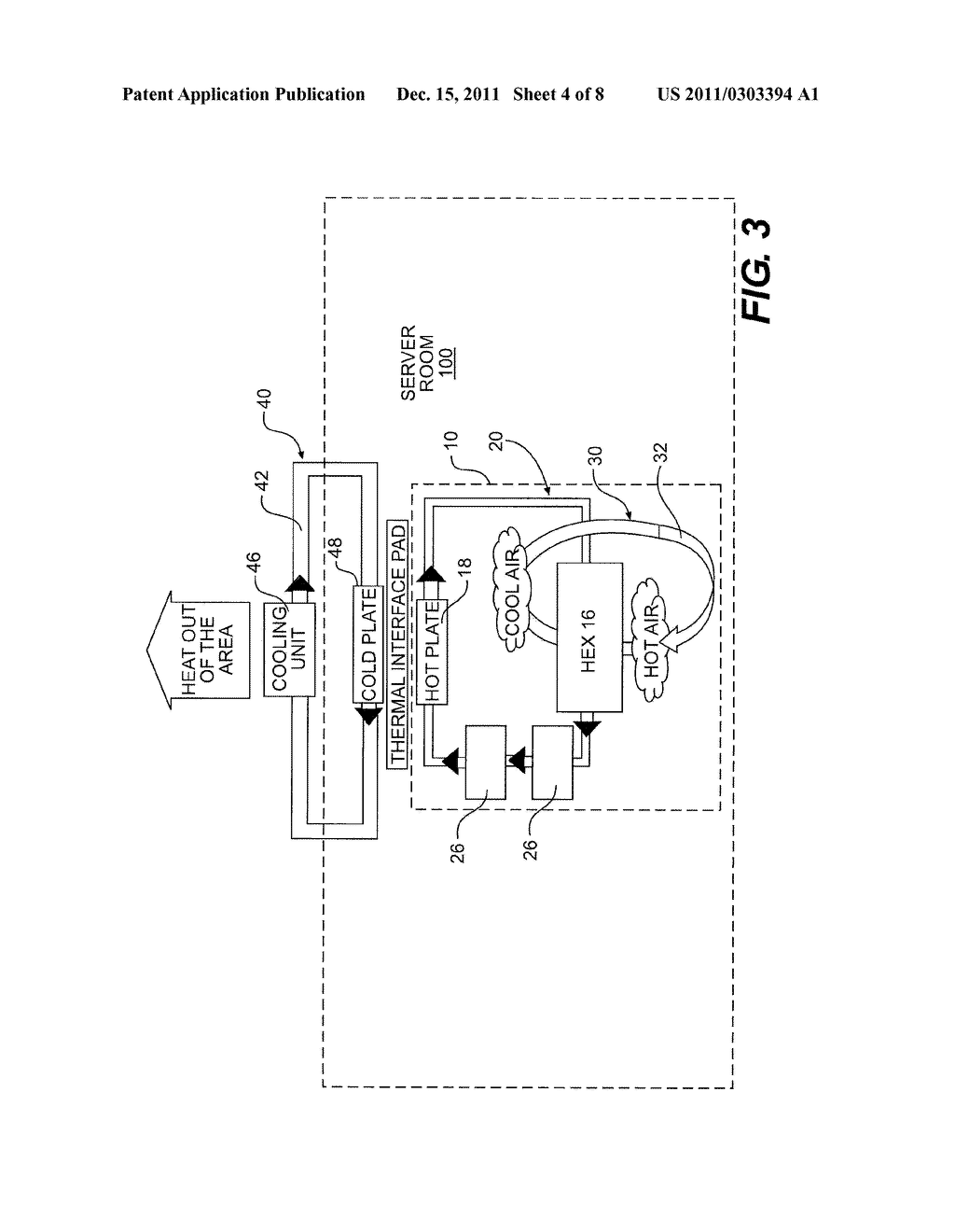 LIQUID COOLING SYSTEM FOR A SERVER - diagram, schematic, and image 05