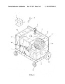 Atomized Fire Apparatus that is moved and operated easily and quickly diagram and image