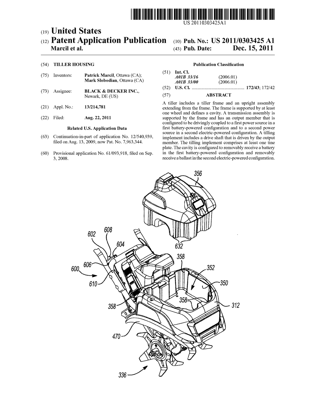 TILLER HOUSING - diagram, schematic, and image 01