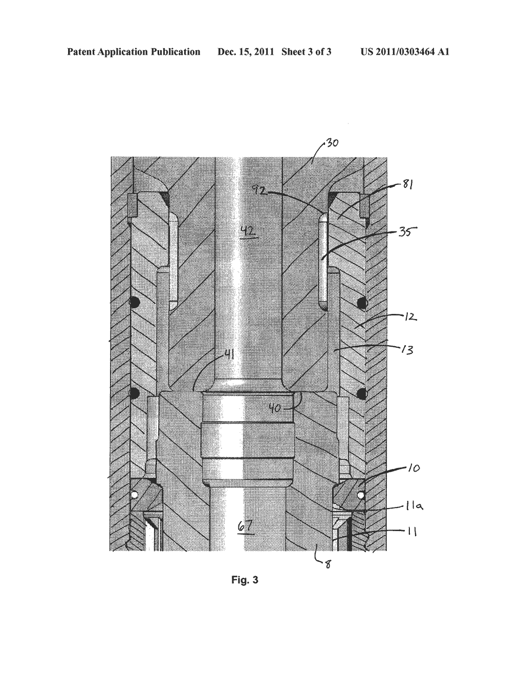 Fluid Actuated Impact Tool with Solid Piston-Standard Bit Arrangement and     Water Seal - diagram, schematic, and image 04