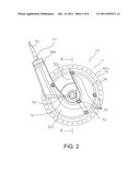 BICYCLE HUB WITH INTEGRATED MOTOR diagram and image