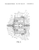 BICYCLE HUB WITH INTEGRATED MOTOR diagram and image