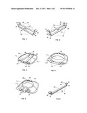 Sink rack and system for supporting large frying pans horizontally within     the confines of a kitchen sink diagram and image