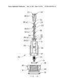 Valve wrench assembly kit for restoring purposed function to a compromised     aerosol container diagram and image