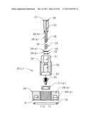 Valve wrench assembly kit for restoring purposed function to a compromised     aerosol container diagram and image