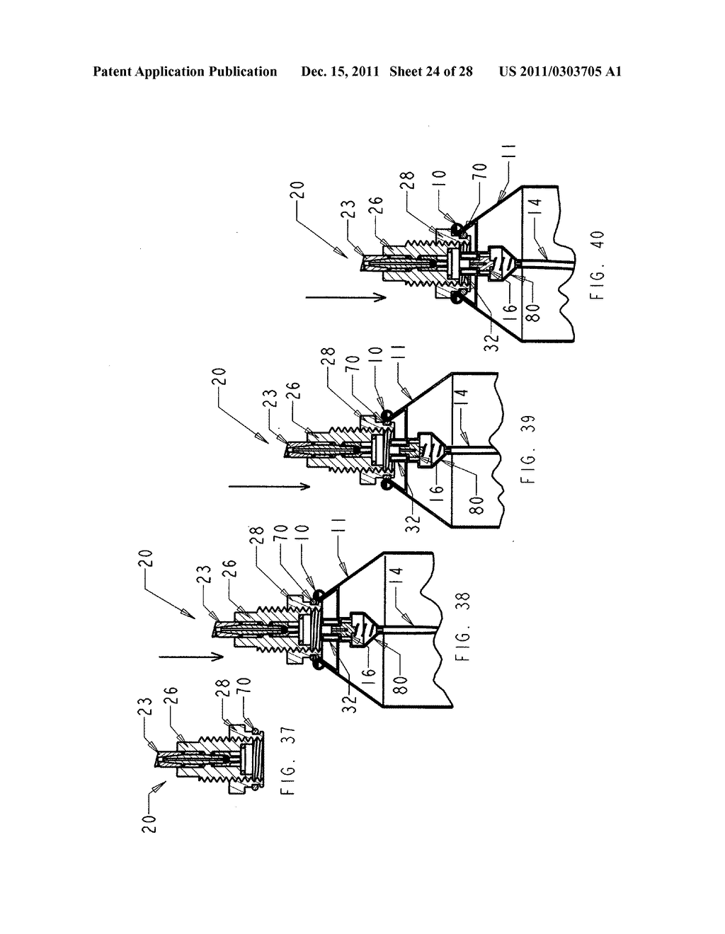 Valve wrench assembly kit for restoring purposed function to a compromised     aerosol container - diagram, schematic, and image 25