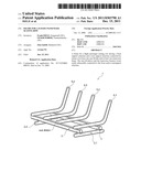 FRAME FOR A FLIGHT PASSENGER SEATING ROW diagram and image