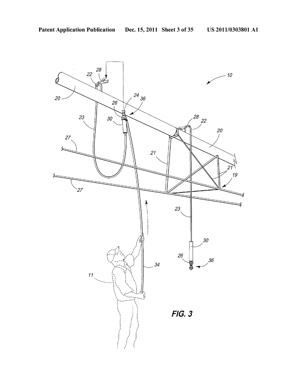 Sprinkler Elevating Apparatus and Method - diagram, schematic, and image 04