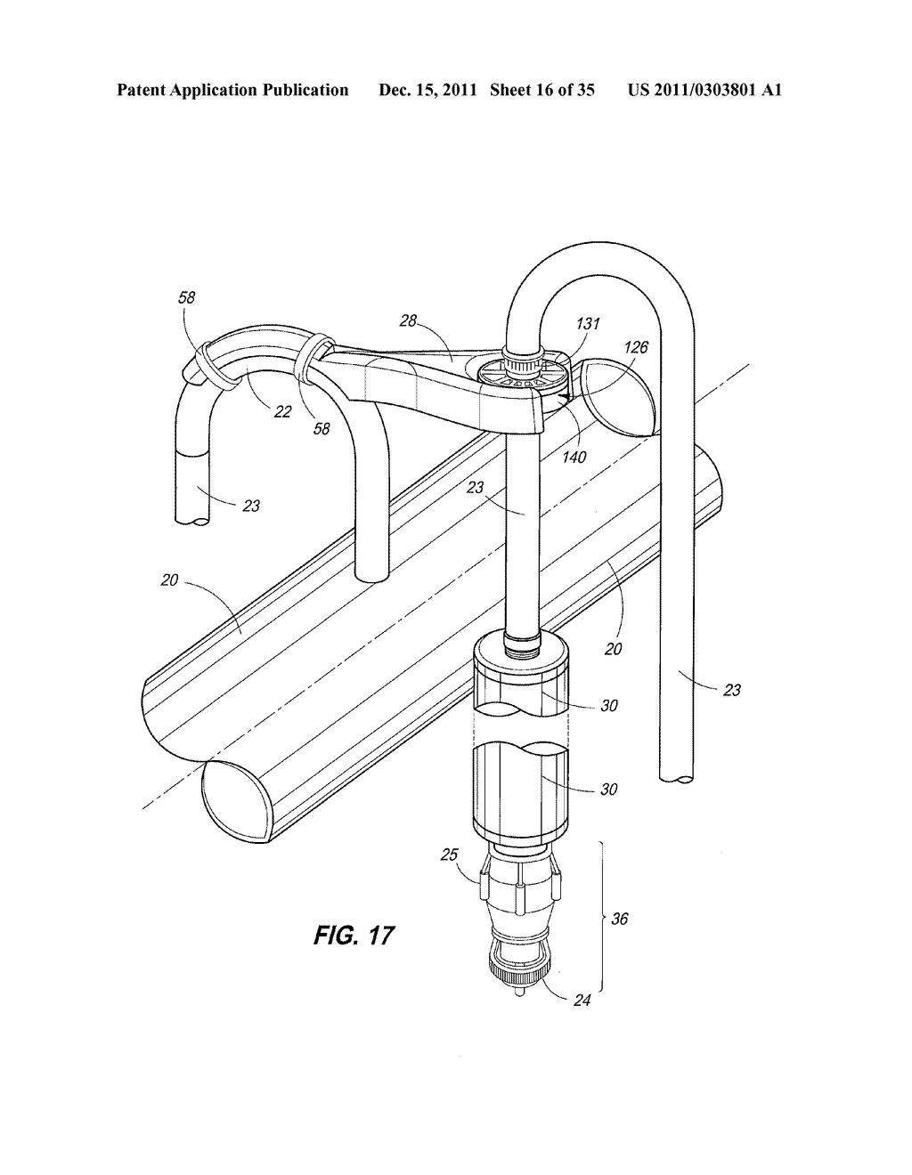 Sprinkler Elevating Apparatus and Method - diagram, schematic, and image 17