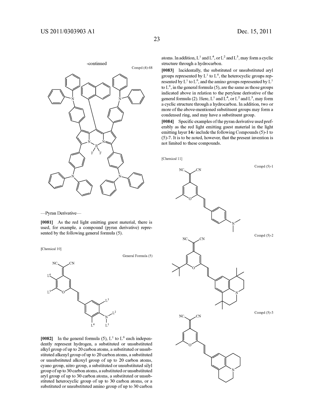 ORGANIC ELECTROLUMINESCENCE ELEMENT AND DISPLAY DEVICE - diagram, schematic, and image 31