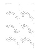 ORGANIC ELECTROLUMINESCENT ELEMENT MATERIAL AND ORGANIC ELECTROLUMINESCENT     ELEMENT COMPRISING SAME diagram and image