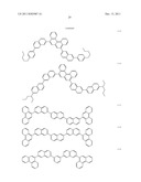 ORGANIC ELECTROLUMINESCENT ELEMENT MATERIAL AND ORGANIC ELECTROLUMINESCENT     ELEMENT COMPRISING SAME diagram and image