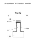 NONVOLATILE SEMICONDUCTOR MEMORY TRANSISTOR, NONVOLATILE SEMICONDUCTOR     MEMORY, AND METHOD FOR MANUFACTURING NONVOLATILE SEMICONDUCTOR MEMORY diagram and image